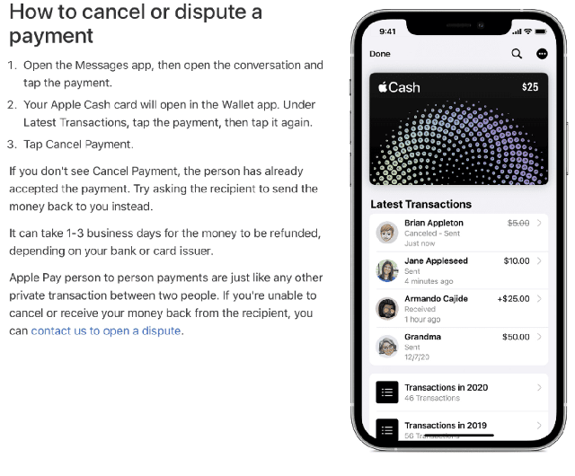 Guide on scam refund (Apple Pay Support)